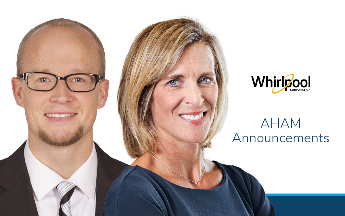 AHAM Announcements Pam Klyn and Nate Mouw elected to AHAM Board