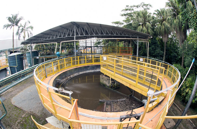 Brazil_wastewater-treatment-system Wastewater collection site at Whirlpool manufacturing plant in Brazil
