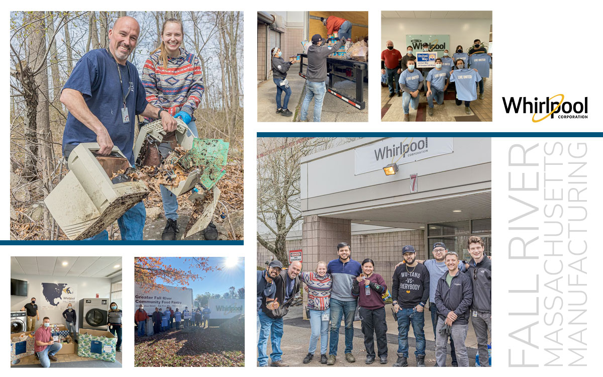 Fall River employees at Whirlpool Corp's Commercial Dryer manufacturing plant