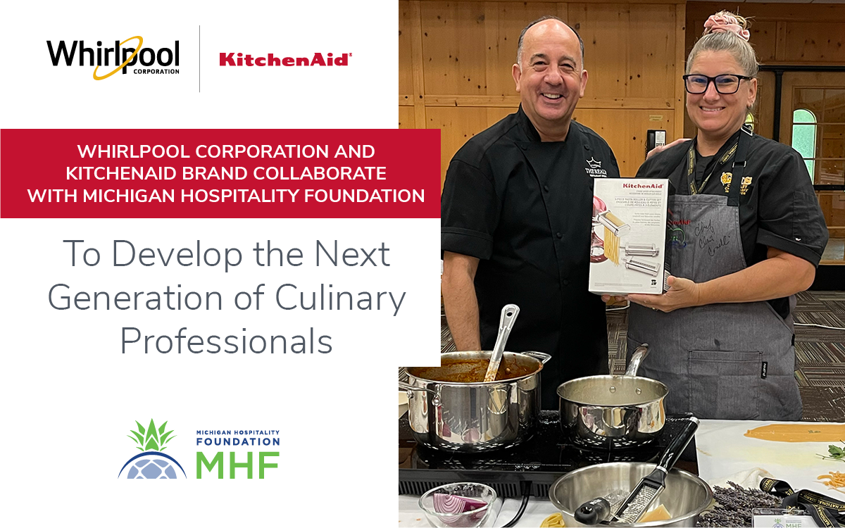 The KitchenAid brand officially launched the collaboration during the MHF annual educator professional development workshop on Tuesday, Aug. 8 hosted at Boyne Mountain.