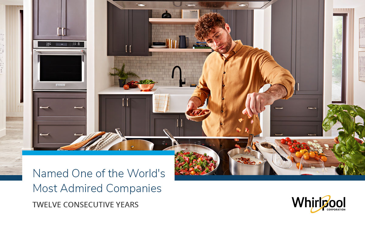 Whirlpool named to fortune magazine world's most admired companies 2022