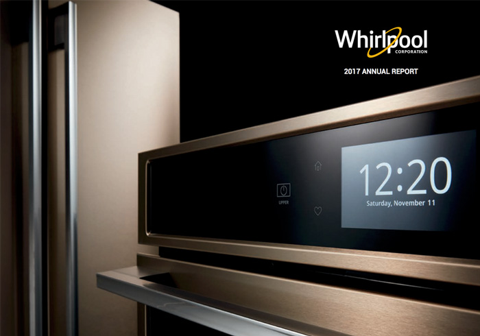 WhirlpoolCorp Annual Report Cover 2017